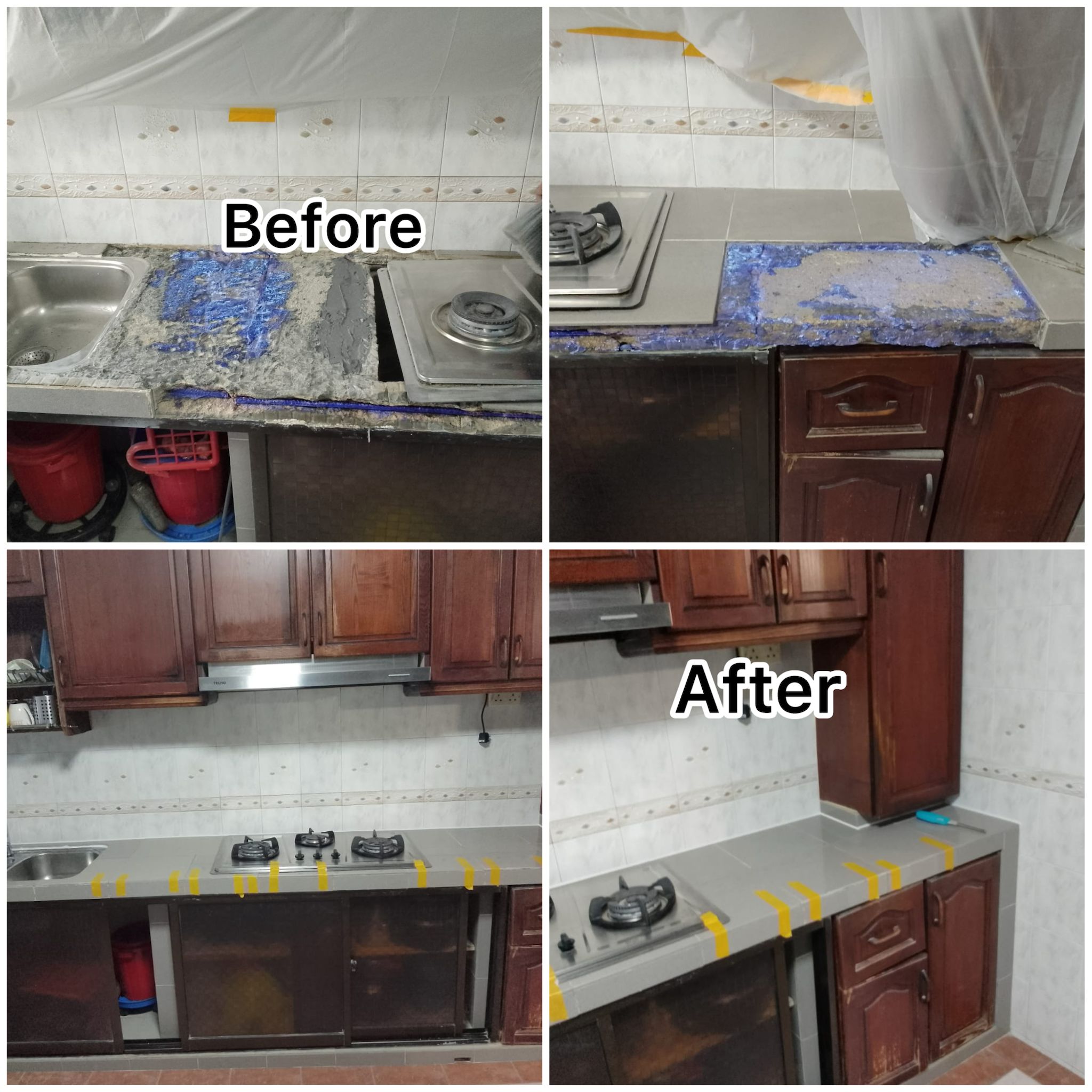 Expert Kitchen Tiles Replacement Service in Singapore – Tasfia Engineering & Construction Pte Ltd